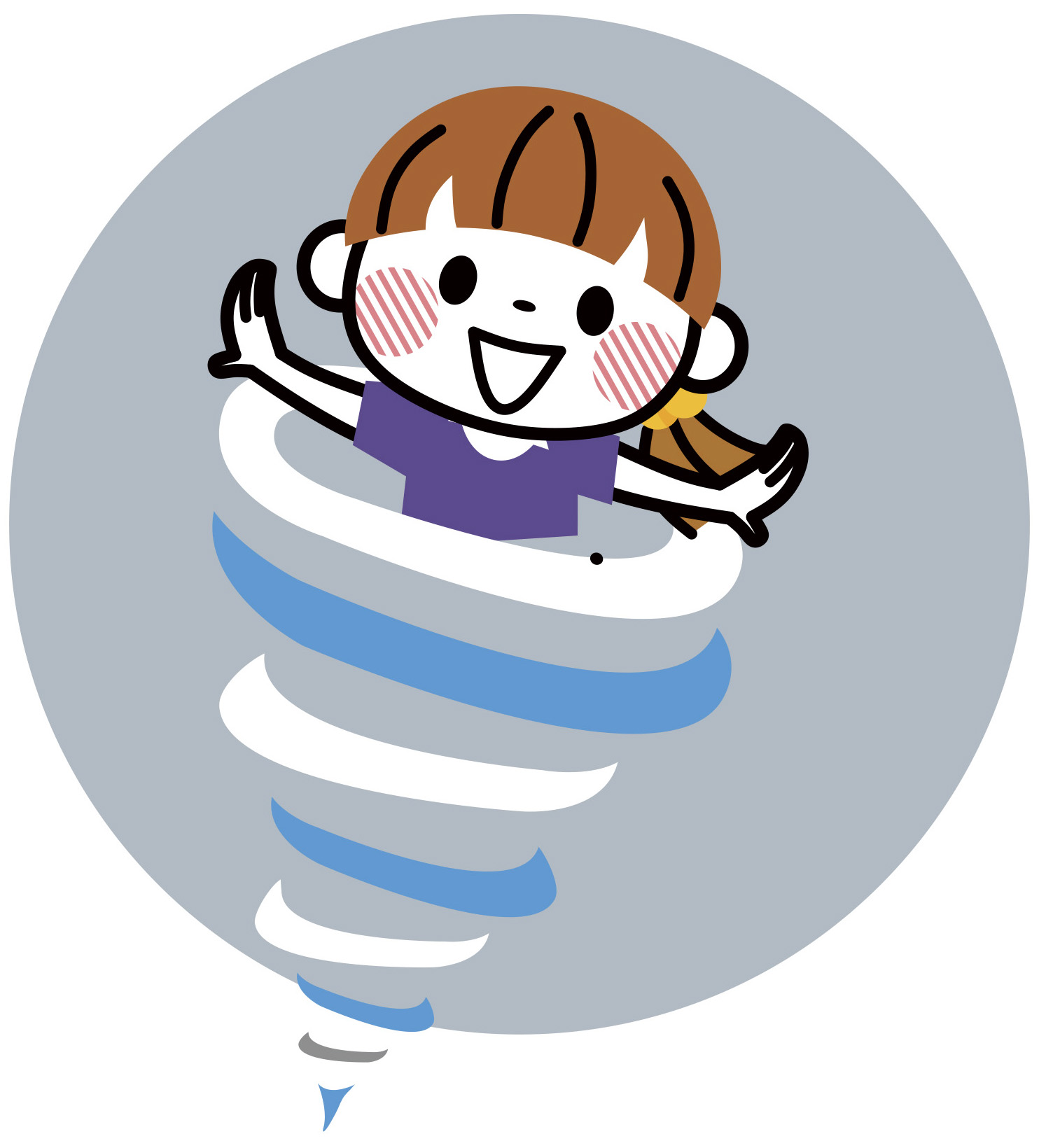 Zeichnung Ich bin ein WIrbelwind